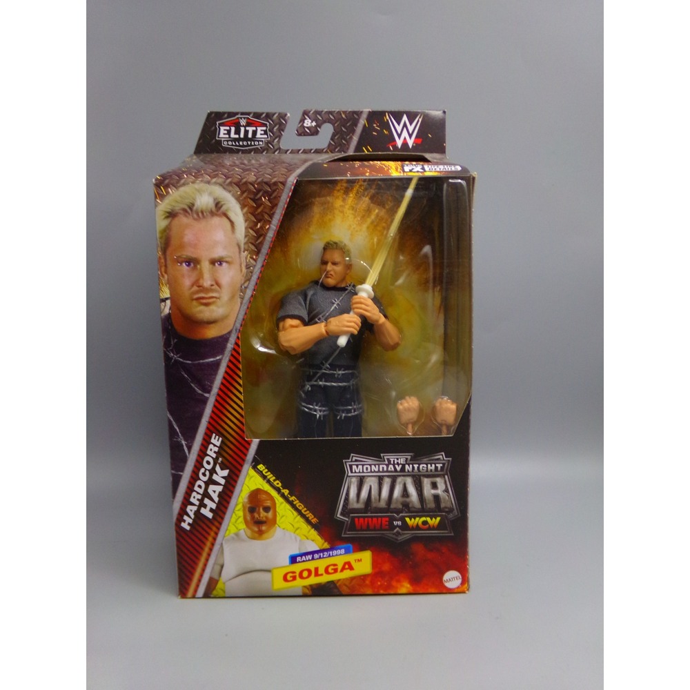 WWE Elite Collection Hardcore Hak Figure Monday Night War Build A Figure Golga
